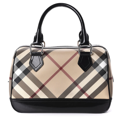 Burberry Nova Check Bowling Bag Black 1 of 11