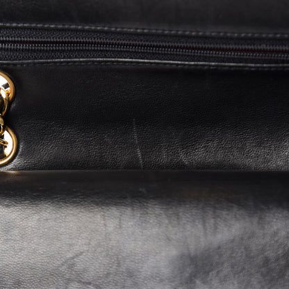 Chanel Lambskin Quilted Small Double Flap Black 19 of 23