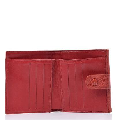 Chanel Caviar Timeless CC Compact French Wallet Red 5 of 9