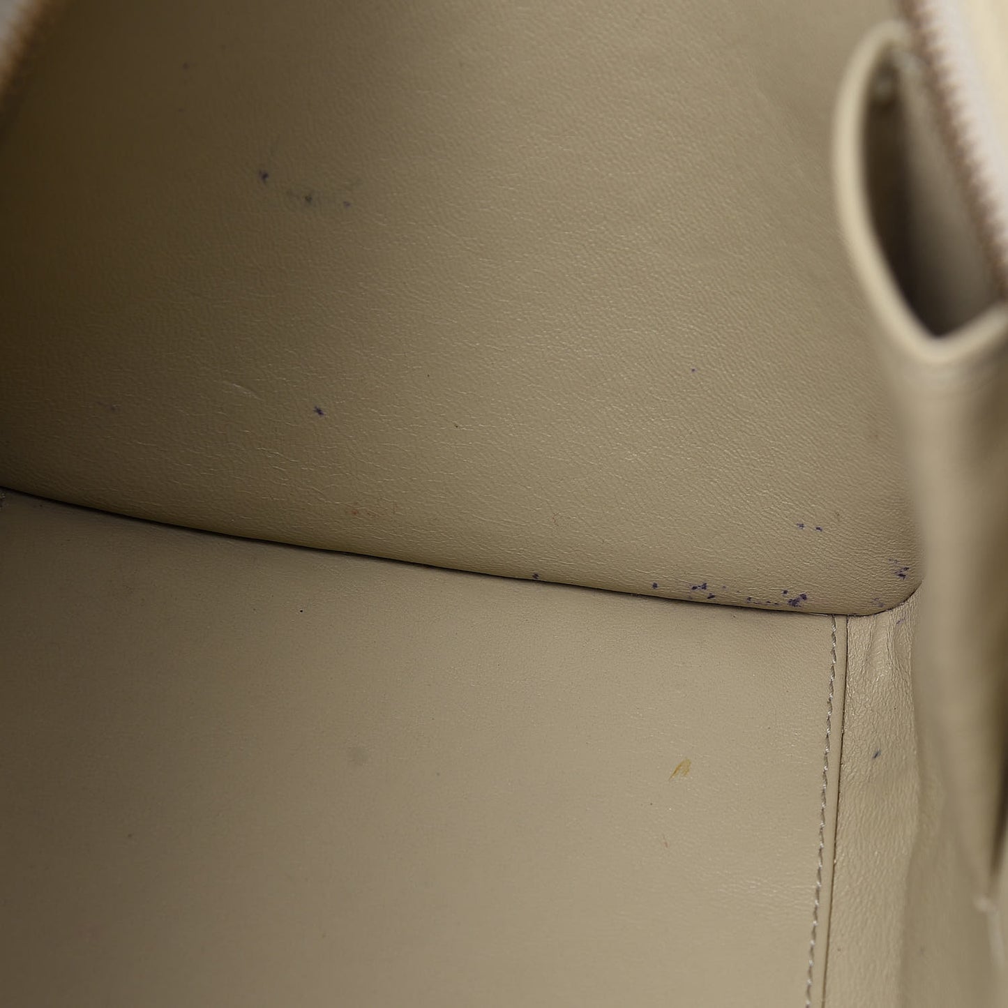 Smooth Calfskin Mini Luggage Light Grey