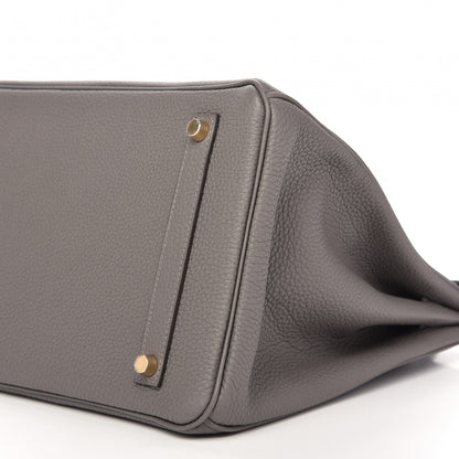 Hermes Togo Birkin 35 Etain 7 of 11