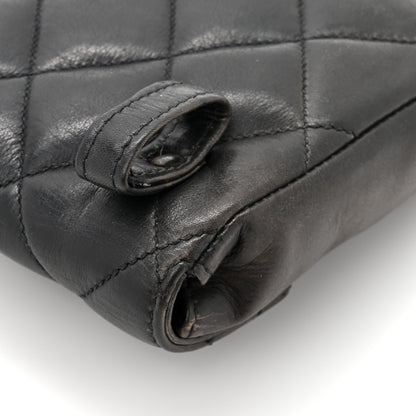 Chanel Lambskin Quilted Flap Waist Belt Bag 70 28 Black 10 of 11