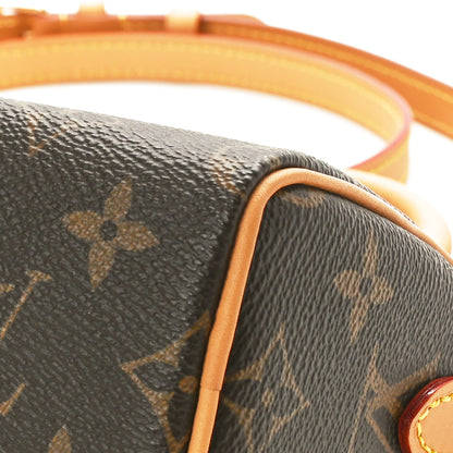 Louis Vuitton Monogram Nano Speedy Bandouliere 9 of 10