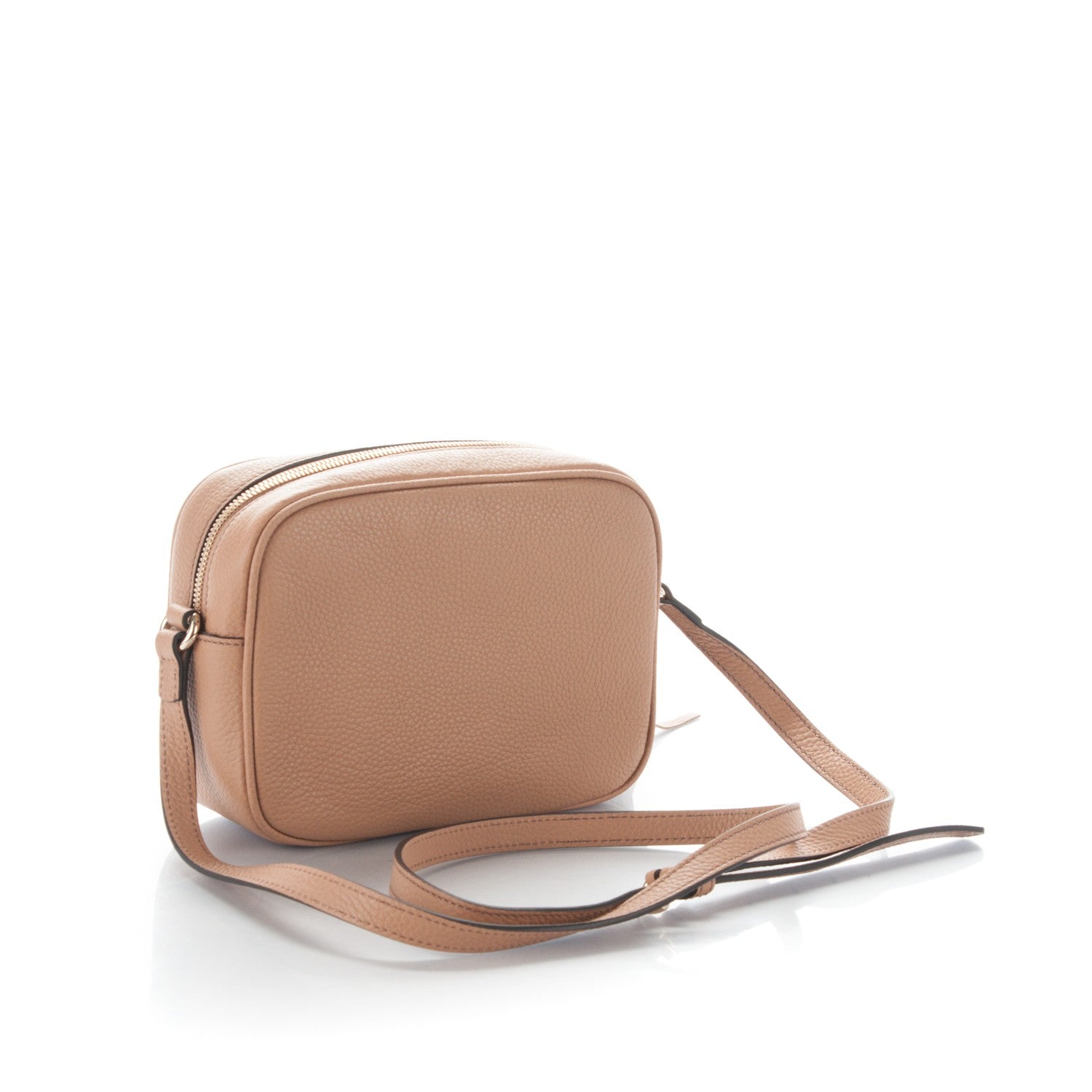Gucci Pebbled Calfskin Small Soho Disco Bag Camelia 3 of 7