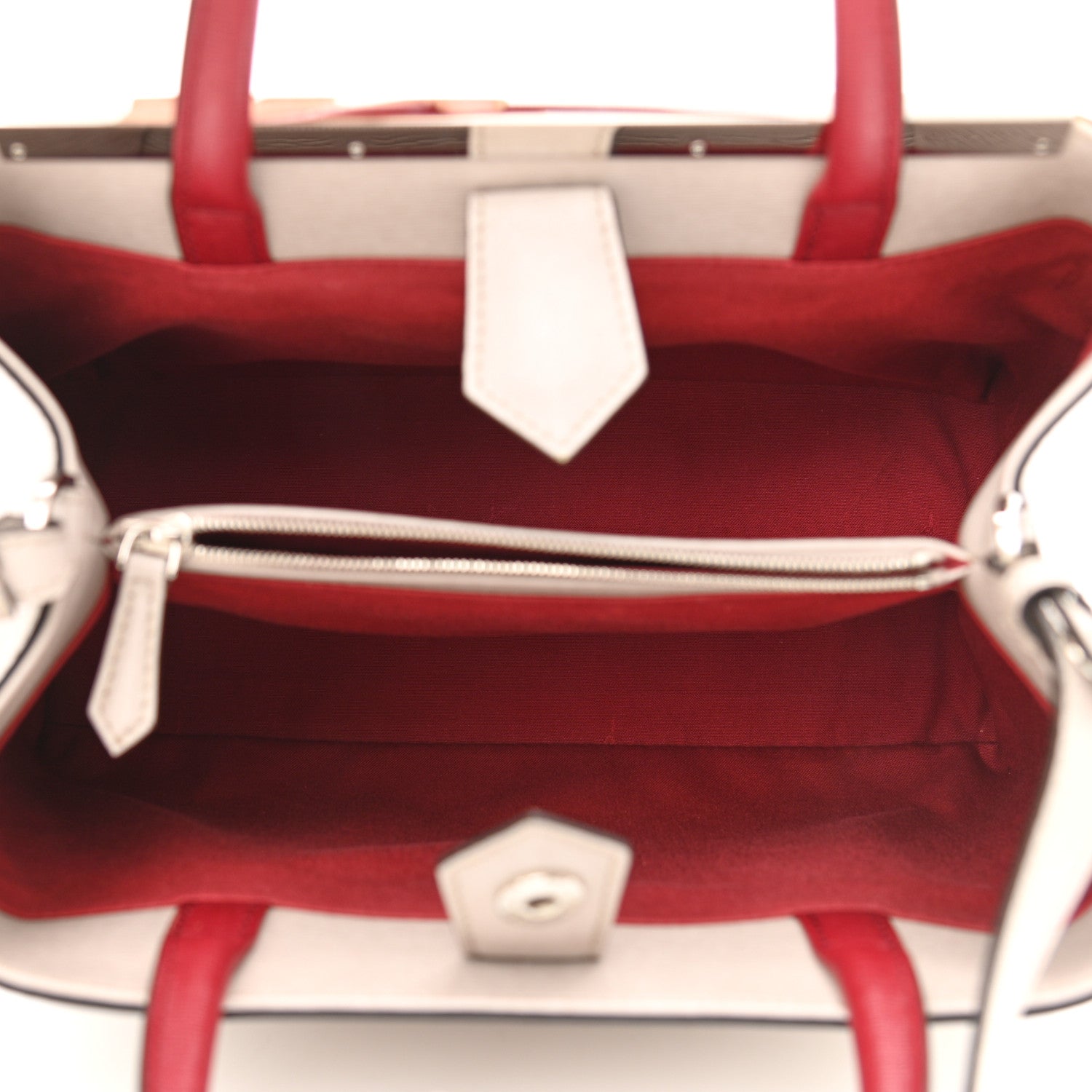 Fendi Vitello Elite Monster Petite 2Jours Tote Polvere Ribes Multicolor 5 of 10