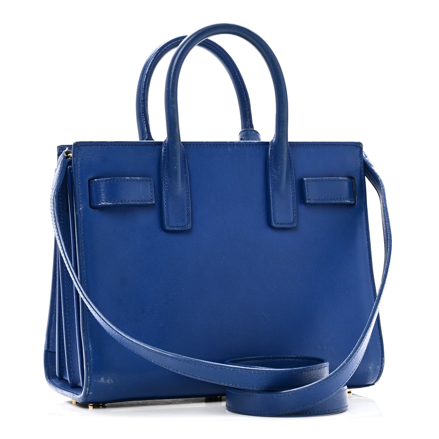Calfskin Nano Sac De Jour Royal Blue