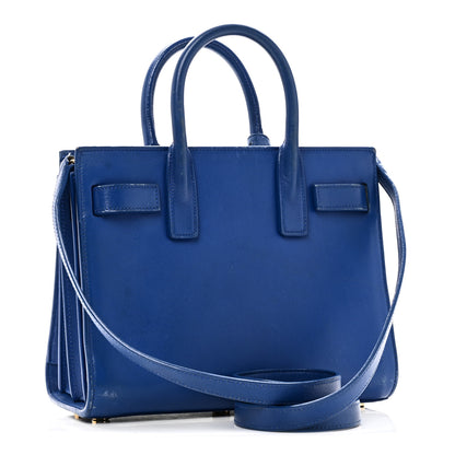 Saint Laurent Calfskin Nano Sac De Jour Royal Blue 3 of 12