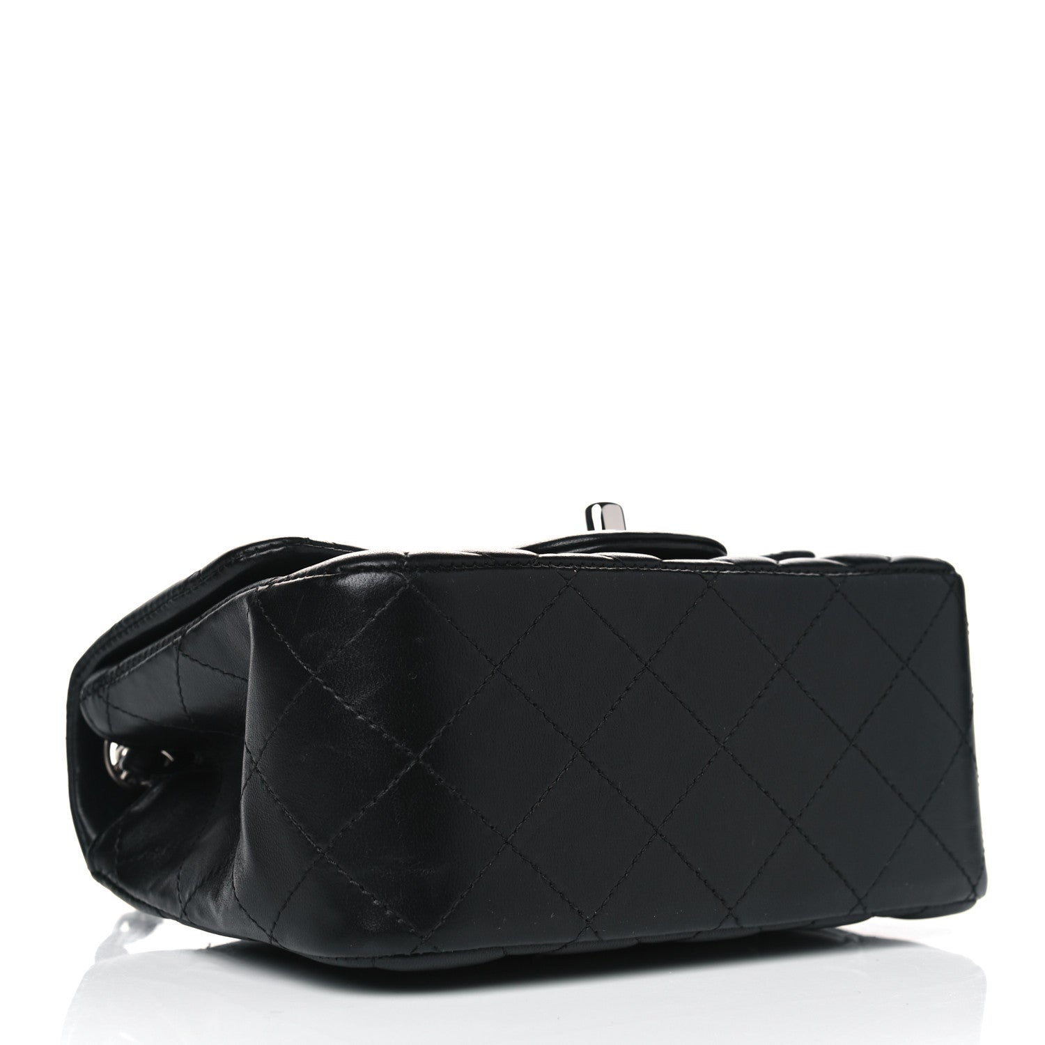 Chanel Lambskin Quilted Mini Square Flap Black 3 of 4