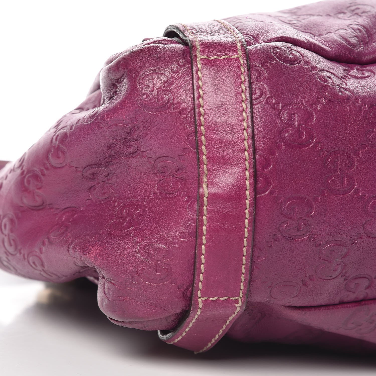 Gucci Guccissima Medium Abbey Shoulder Bag Purple 8 of 9