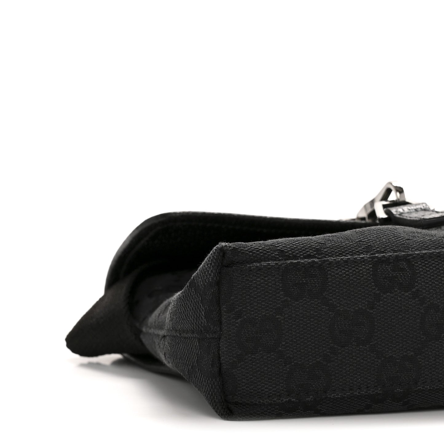 GG Monogram Web Flight Belt Bag Black