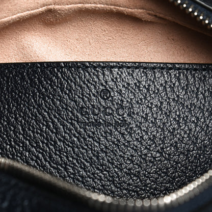 Gucci GG Supreme Monogram Textured Dollar Calfskin Web Mini Ophidia Shoulder Bag Beige Blue 6 of 9