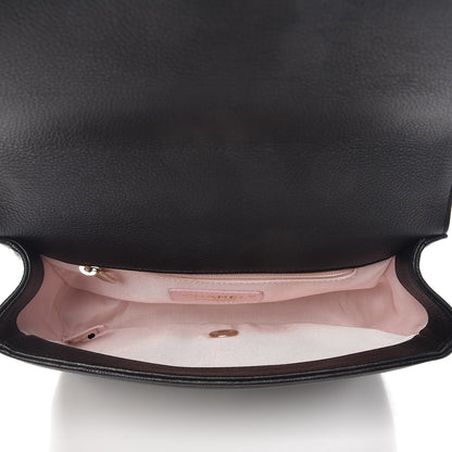 Chanel Caviar Quilted Small Studded Flap Black 6 of 8