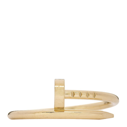 Cartier 18K Yellow Gold Small Juste Un Clou Ring 57 8 1 of 5