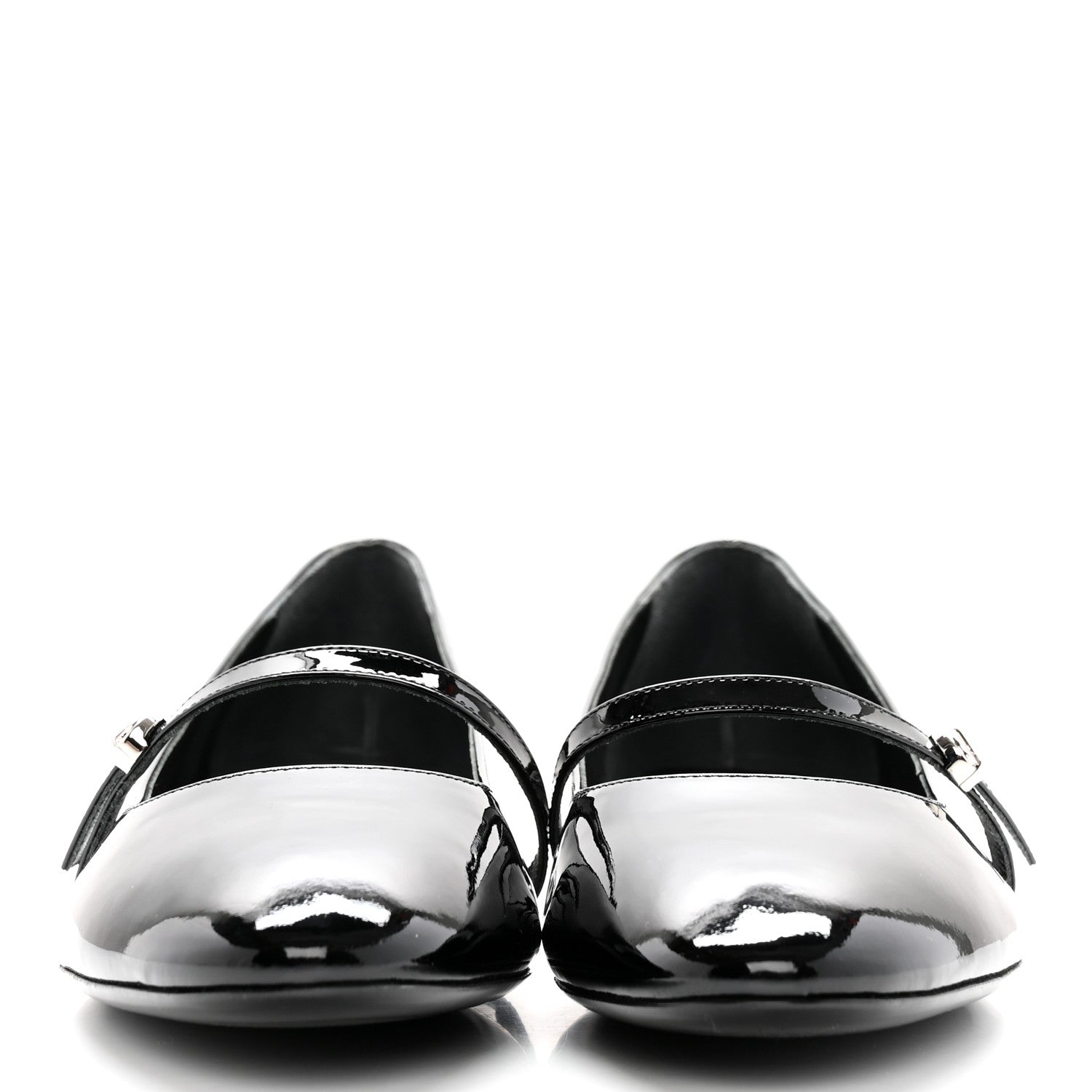 Louis Vuitton Patent Uniformes Ballerina Flat 41 Black 2 of 8