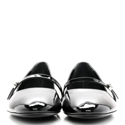 Louis Vuitton Patent Uniformes Ballerina Flat 41 Black 2 of 8