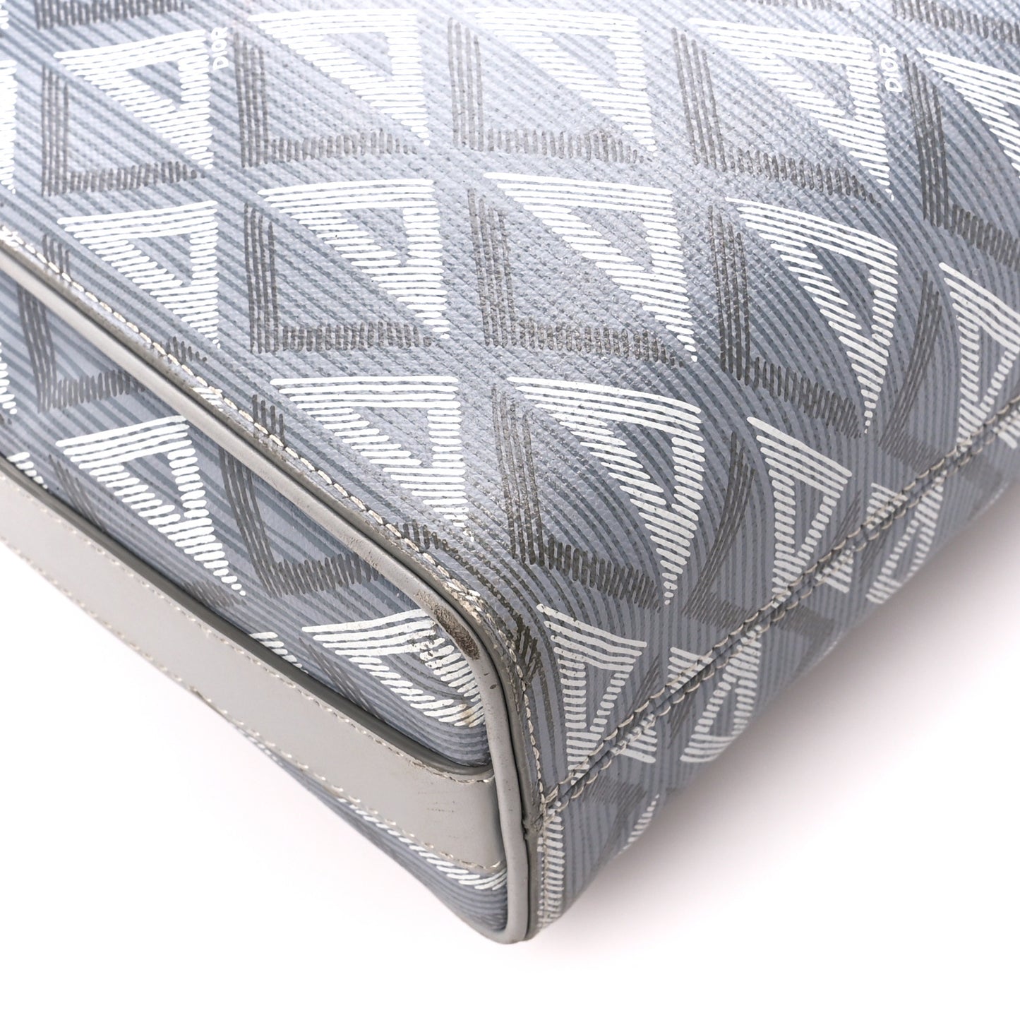 Coated Canvas CD Messenger Gray