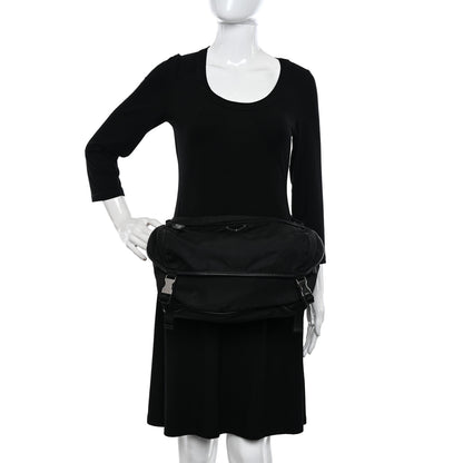 Prada Re-Nylon Saffiano Sling Bag Black 3 of 15