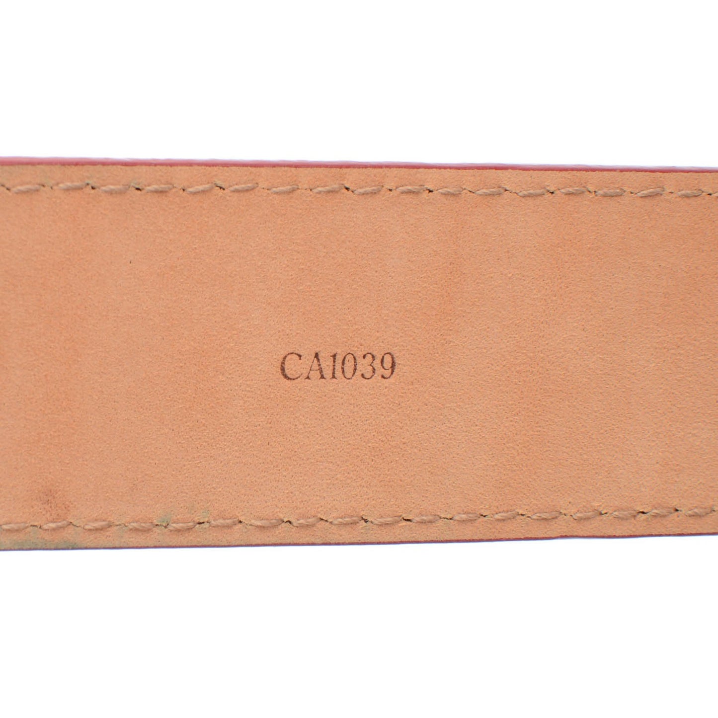 Epi 30mm LV Initiales Belt 80 32 Rubis