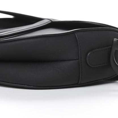 Christian Dior Ultra Matte Calfskin Saddle Bag Black 10 of 12