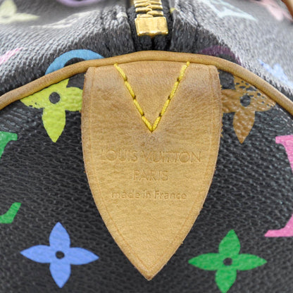 Louis Vuitton Monogram Multicolor Speedy 30 Black 7 of 11