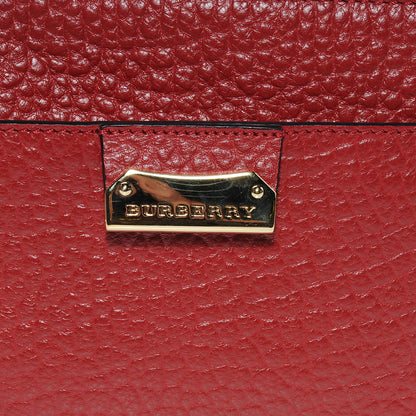 Burberry Grained Leather Harrogate Small Crossbody Military Red 8 of 8