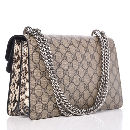 Gucci GG Supreme Monogram Elaphe Elephant Embroidered Small Dionysus Shoulder Bag 3 of 9