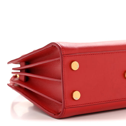 Saint Laurent Calfskin Nano Sac De Jour Lipstick Red 17 of 27