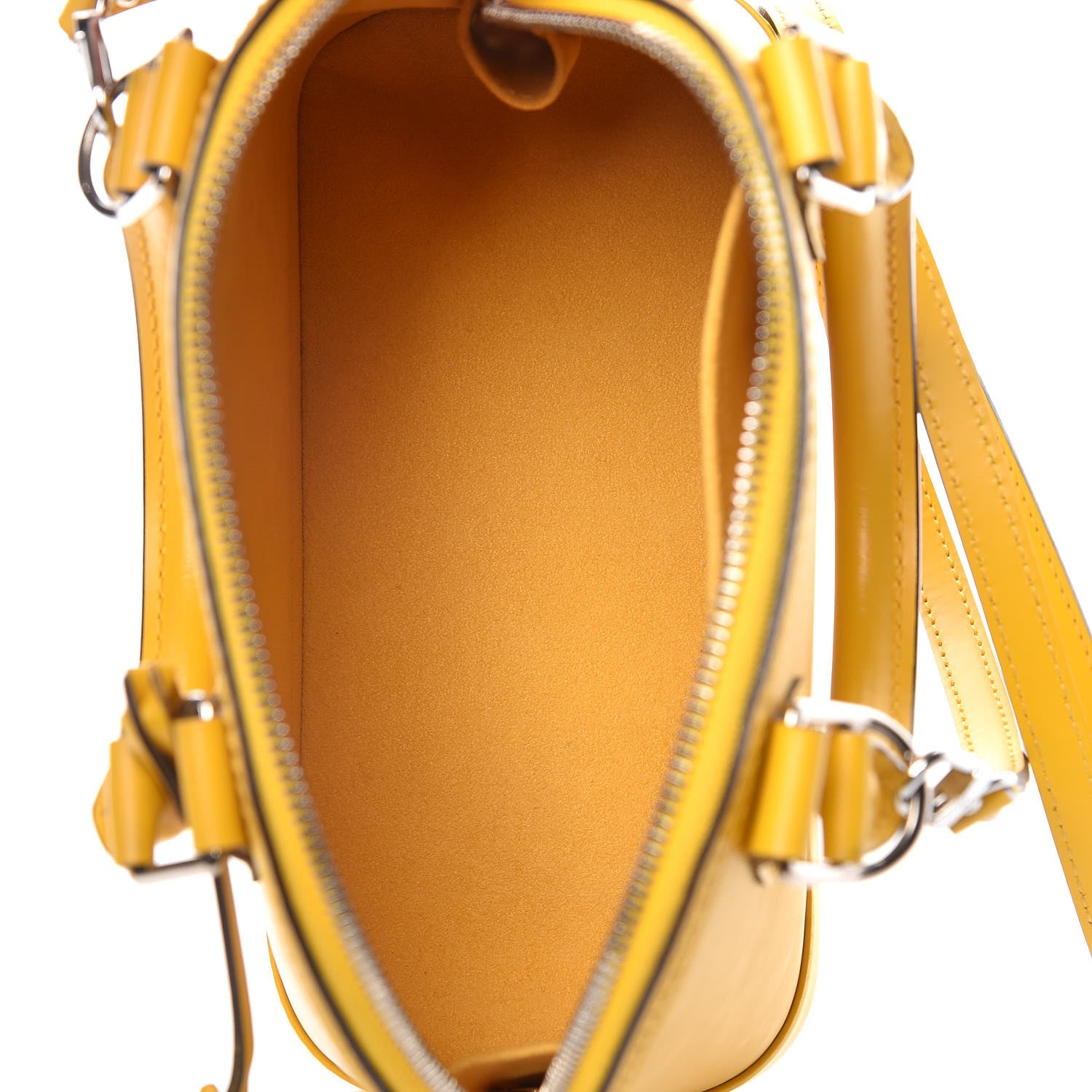 Louis Vuitton Epi Alma BB Citron 7 of 9