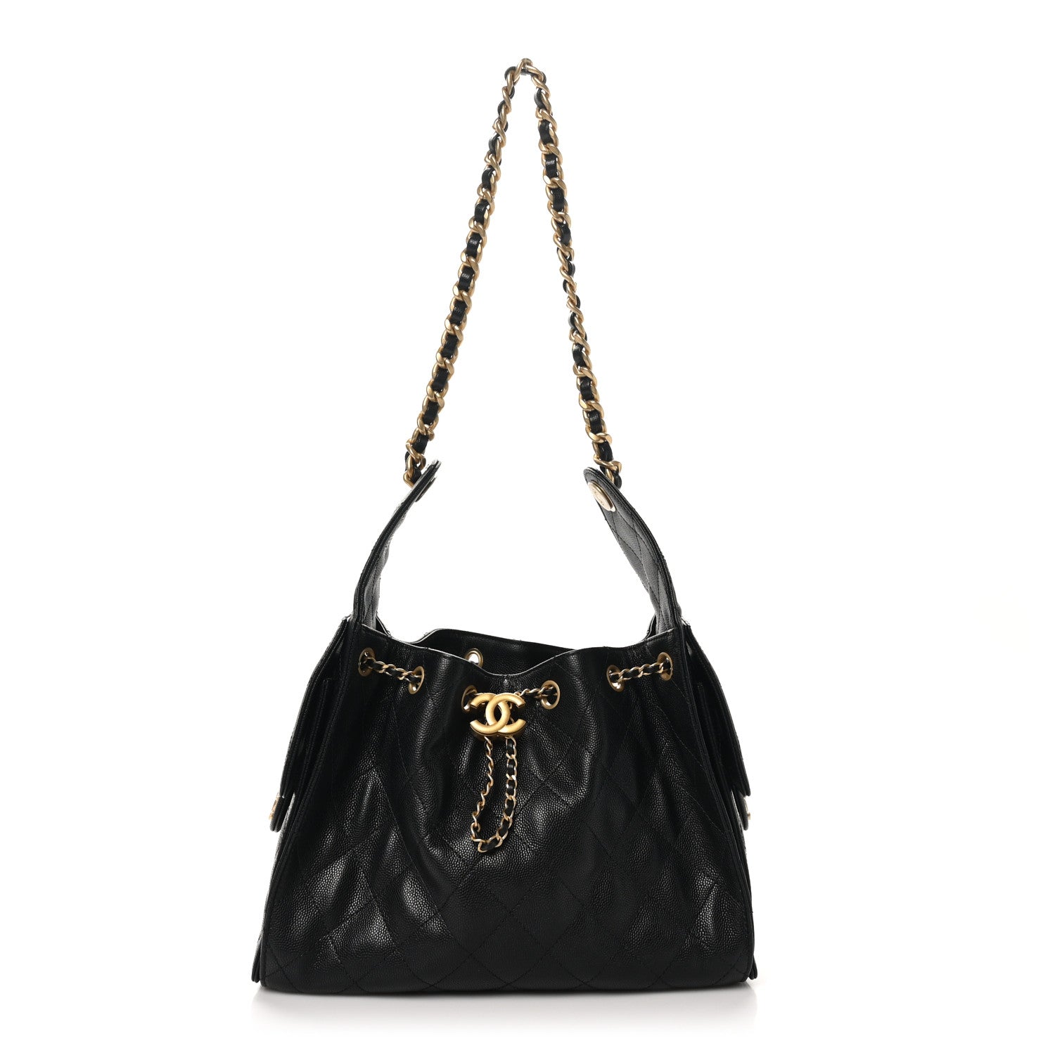 Chanel Caviar Quilted Small Chanel 25 Handbag Black 1 of 11