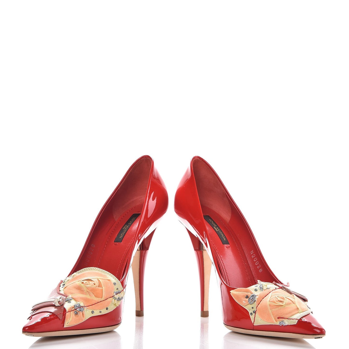 Patent French Riviera Pumps 39 Red