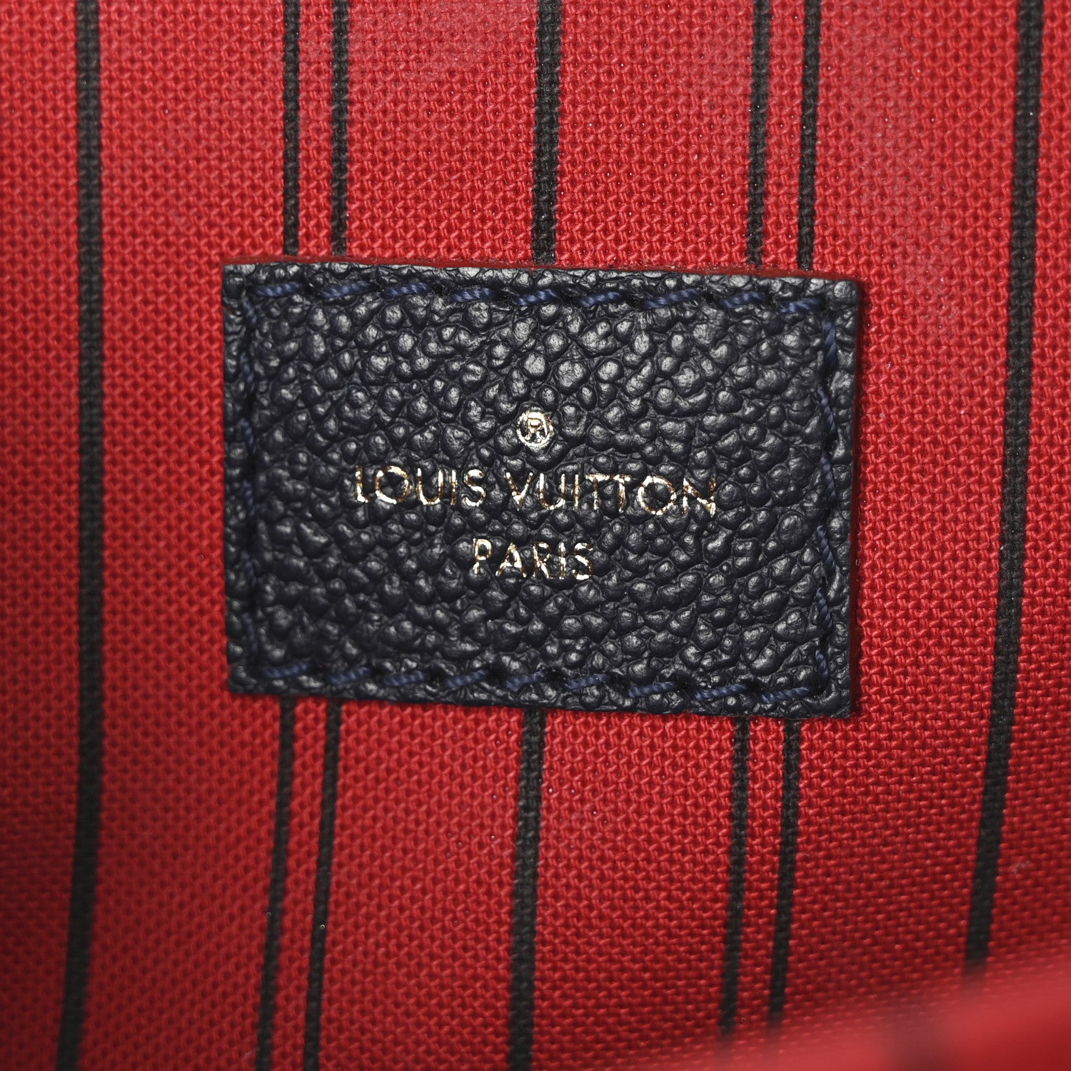 Louis Vuitton Empreinte Pochette Metis Marine Rouge 6 of 9