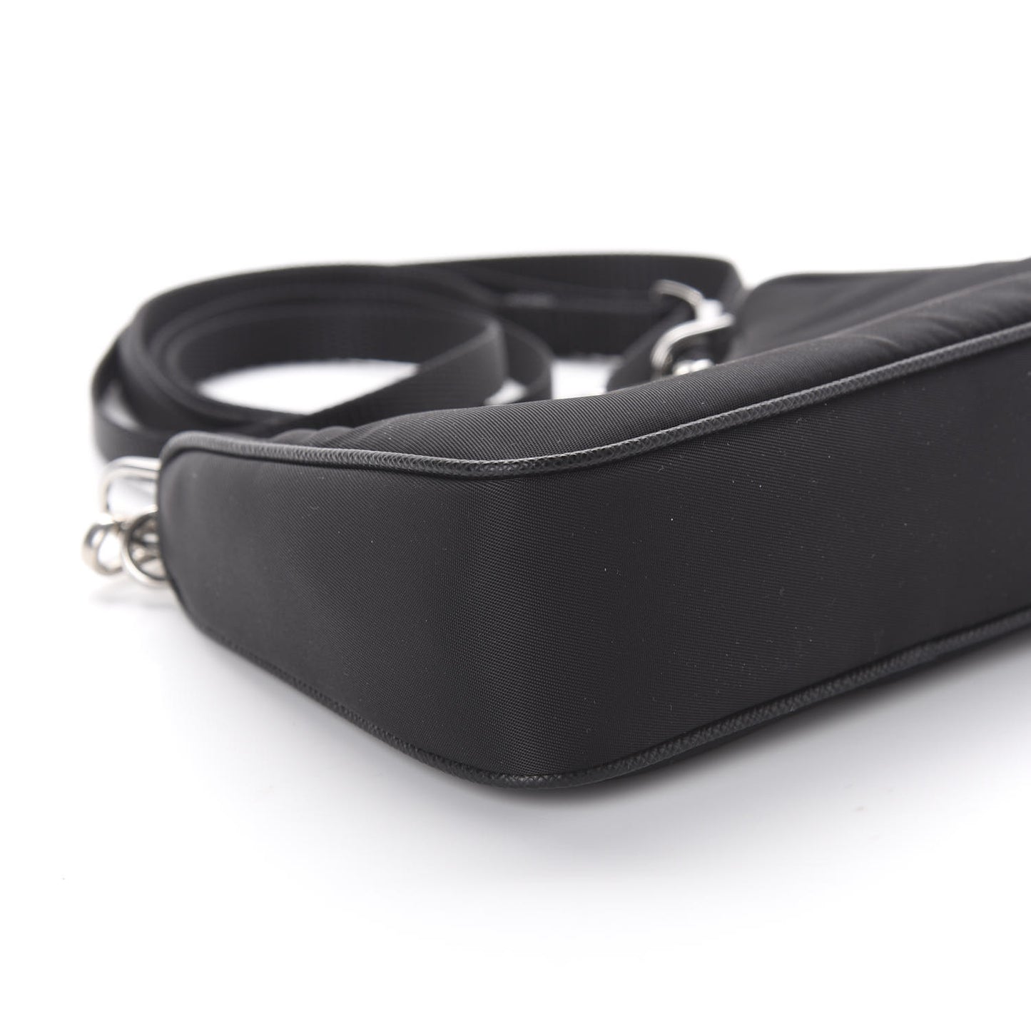 Tessuto Nylon Mini Re-Edition 2000 Shoulder Bag Black