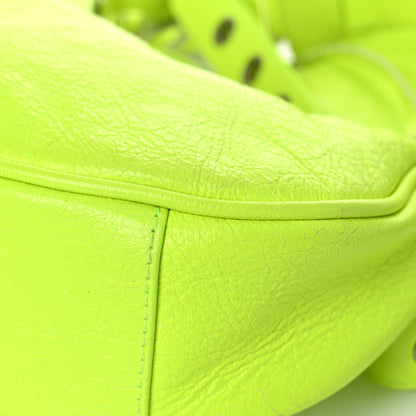 Balenciaga Agneau Arena Le Cagole Shoulder Bag XS Fluo Yellow 12 of 22