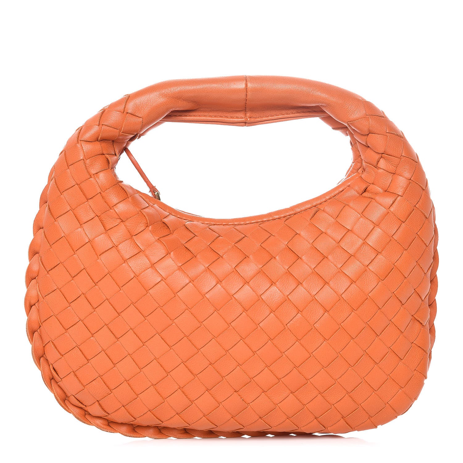 Bottega Veneta Nappa Intrecciato Mini Veneta Hobo Orange 1 of 9