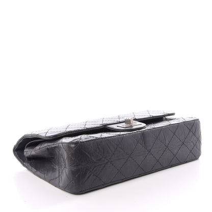 Chanel Aged Calfskin Quilted 50th Anniversary 2.55 Reissue 225 Flap Gris 3 of 9
