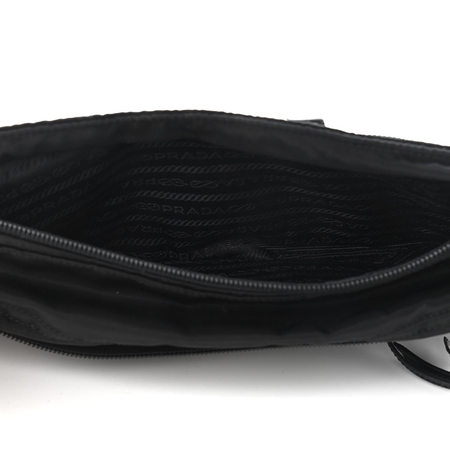 Tessuto Nylon Montagna Belt Bag Black