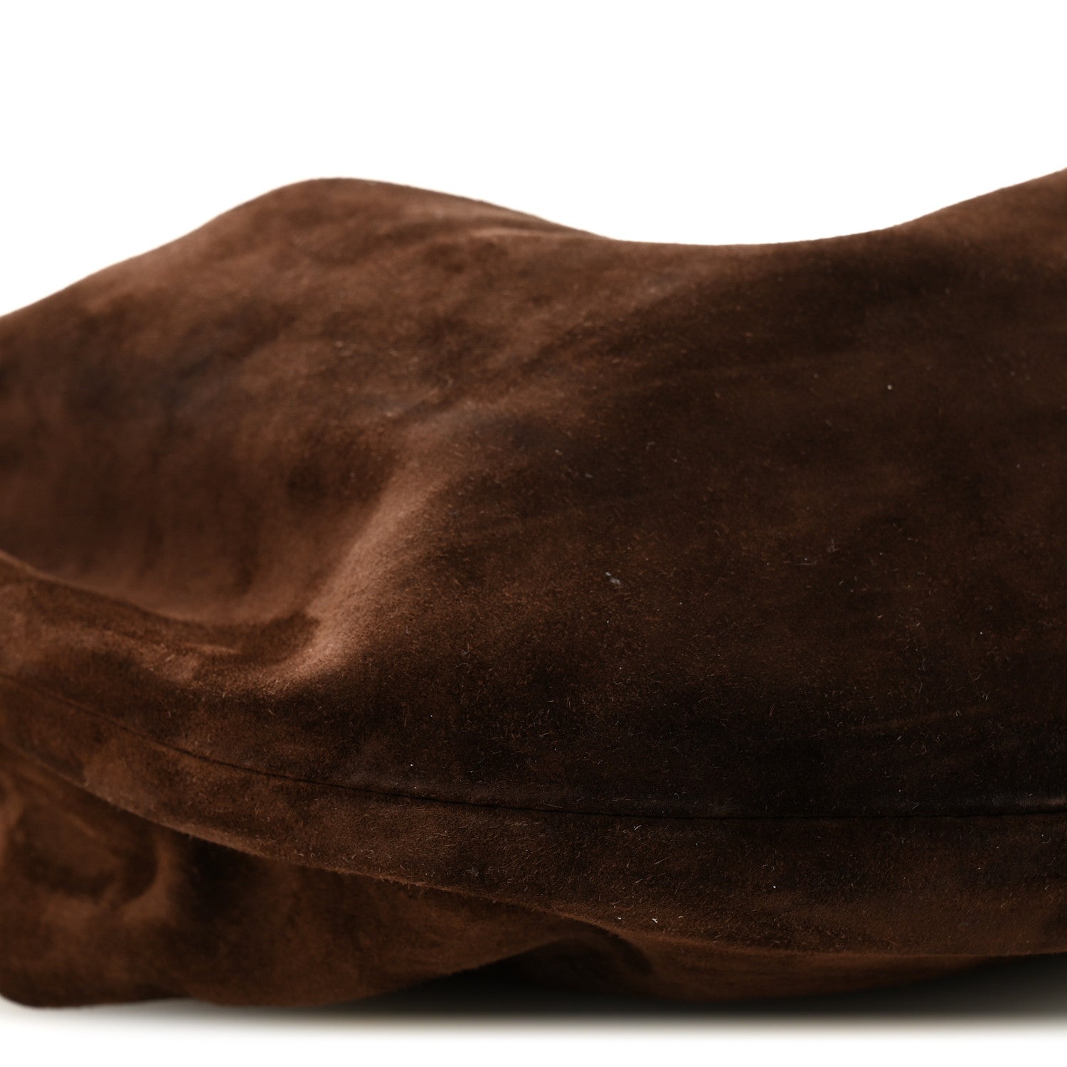 Khaite Suede Calfskin Medium Olivia Hobo Coffee 8 of 9