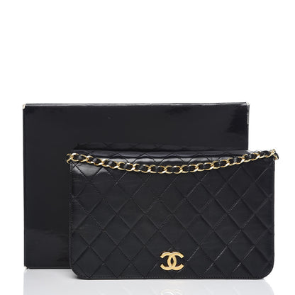 Chanel Lambskin Quilted Small Single Flap Bag Black 10 of 10