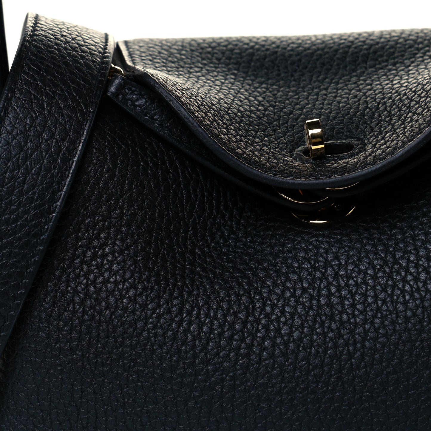 Taurillon Clemence Mini Lindy 20 Black