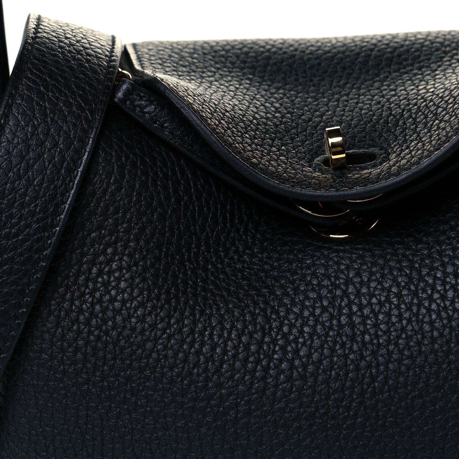 Hermes Taurillon Clemence Mini Lindy 20 Black 6 of 9