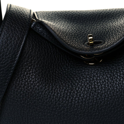 Hermes Taurillon Clemence Mini Lindy 20 Black 6 of 9