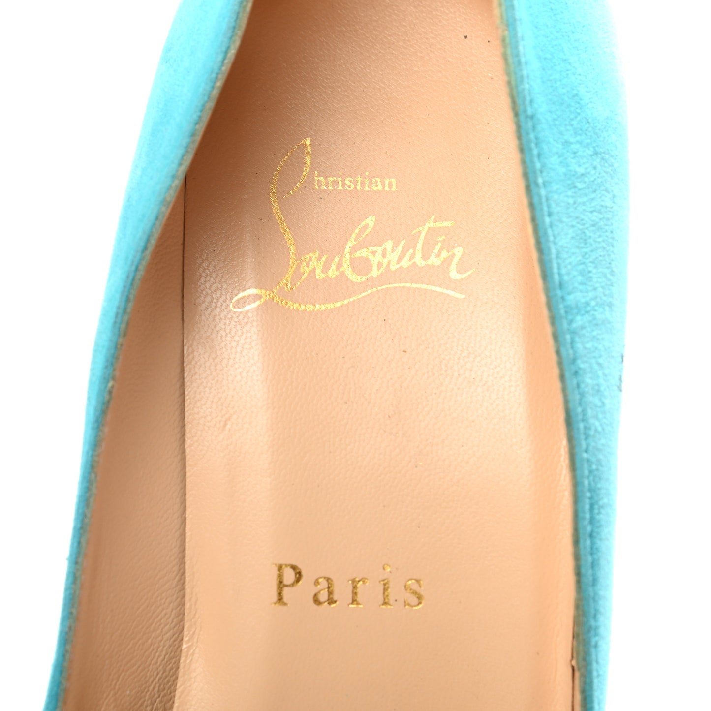 Suede Vendome 120 Pumps 39 Aquamarine