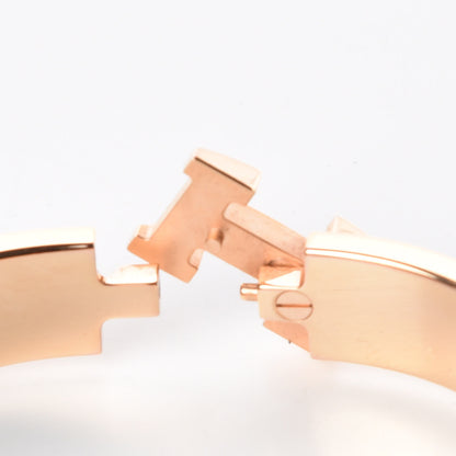 Hermes Enamel Narrow Clic Clac H Bracelet GM White 4 of 7