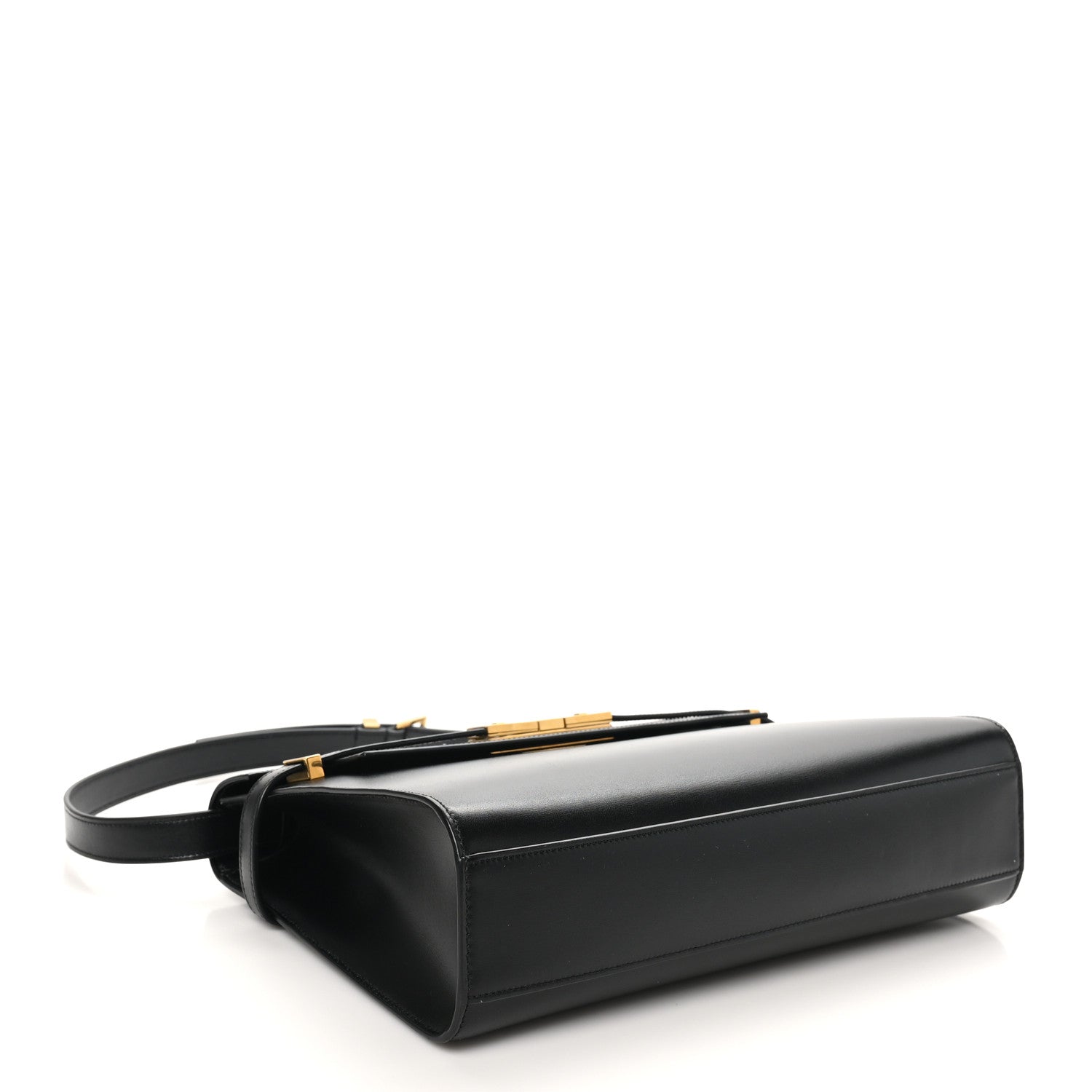Saint Laurent Smooth Calfskin Manhattan Shoulder Bag Black 4 of 10