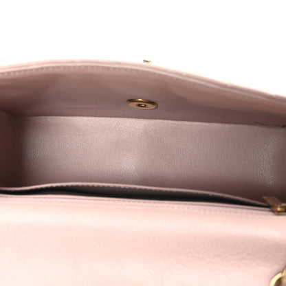 Chanel Calfskin Chevron Quilted Mini Rectangular Flap Light Pink 5 of 10