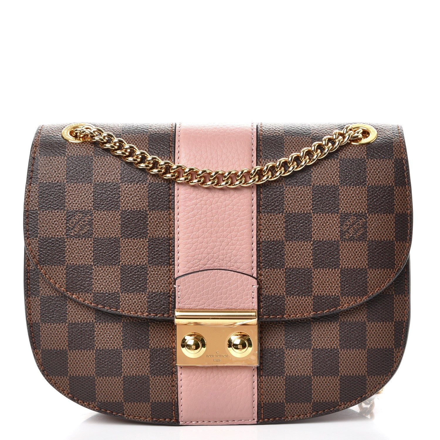 Louis Vuitton Damier Ebene Cuir Taurillon Wight Magnolia 1 of 9