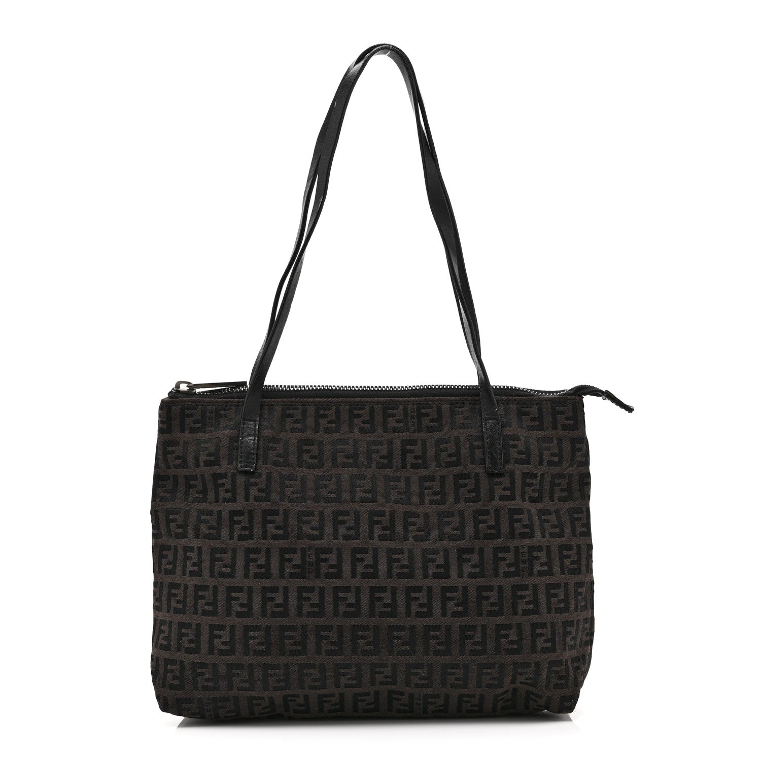 Fendi Zucchino Roll Tote Black 1 of 10