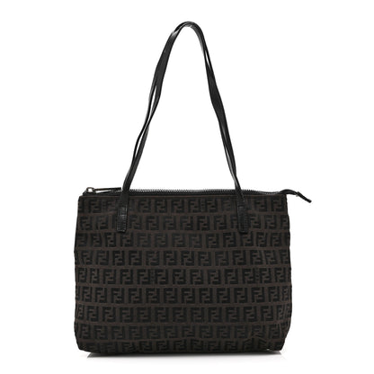Fendi Zucchino Roll Tote Black 1 of 10
