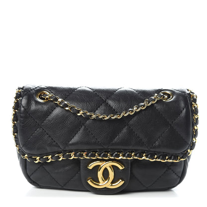 Chanel Calfskin Mini Chain Me Flap Black 1 of 12