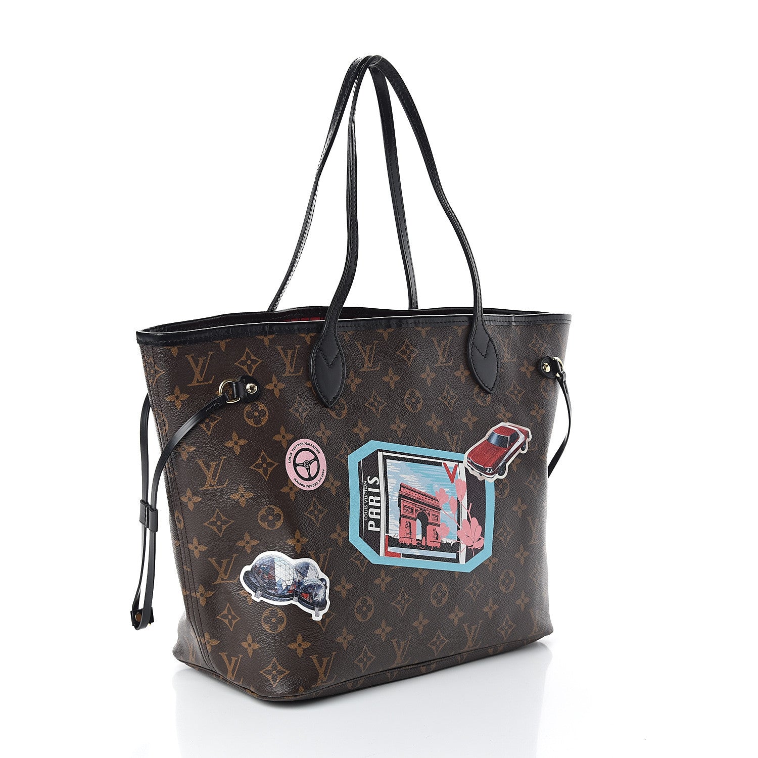 Louis Vuitton Monogram World Tour Neverfull MM 2 of 8